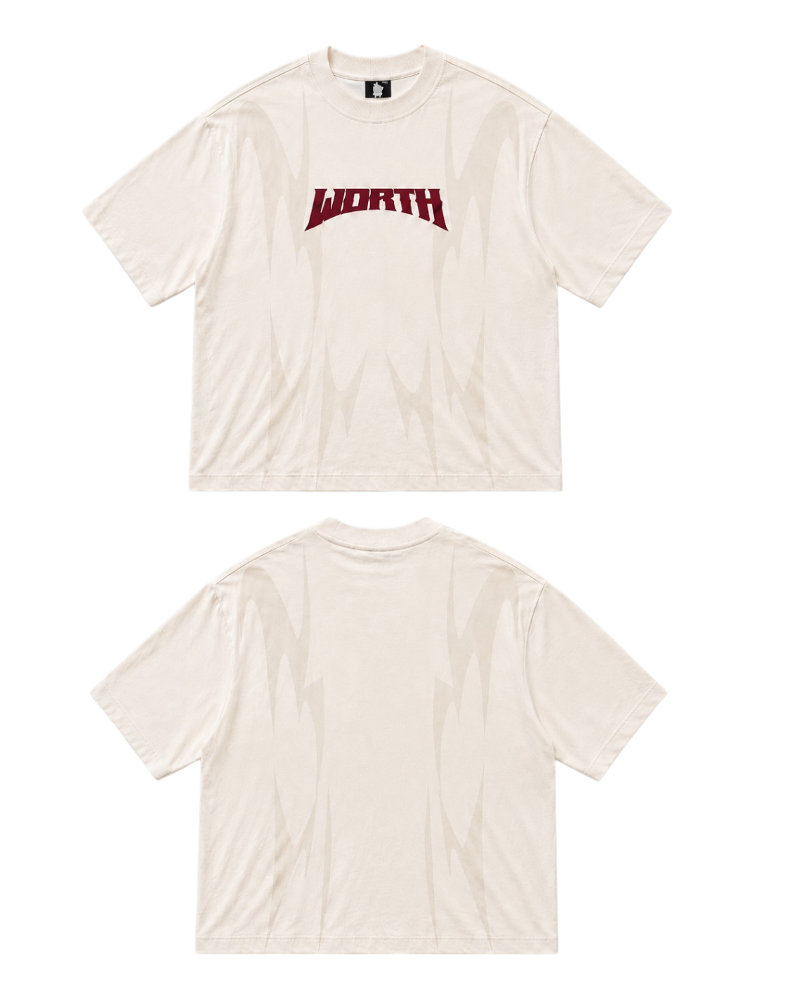 Thunder Claw Off-White Oversized Graphic T-Shirt