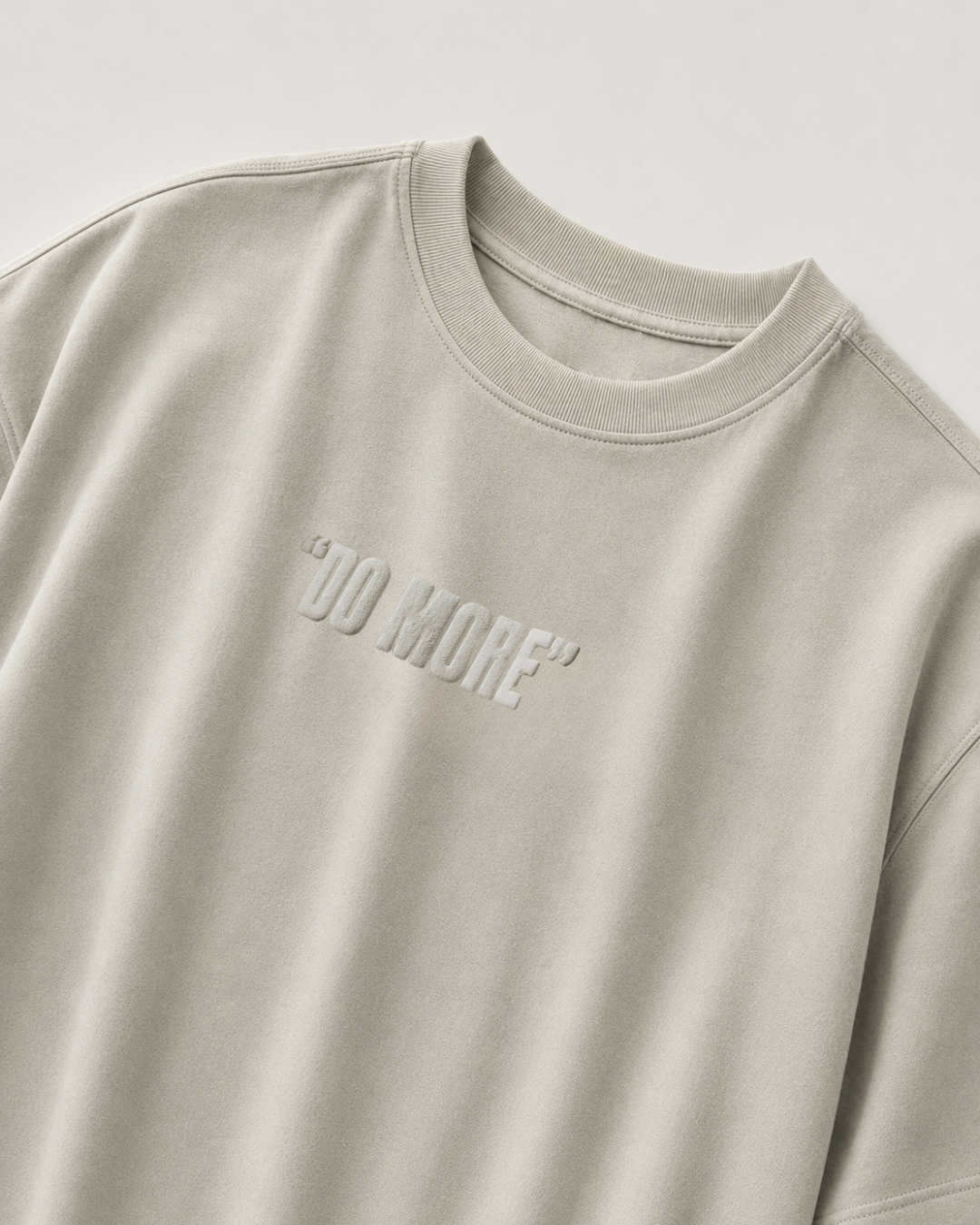 Rugged Dreams  Stone Beige Oversized Graphic T-Shirt