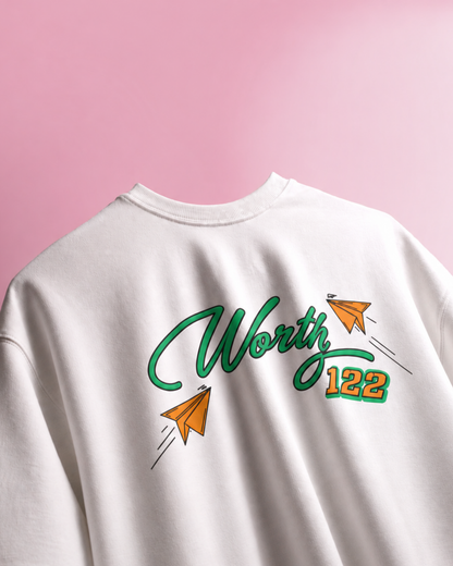 WORTH WORLDWIDE 122 Summer Oversized drop shoulder oversized t-shirt for premium streetwear