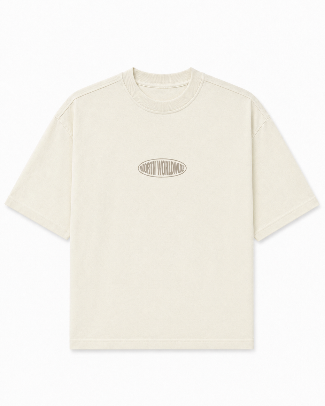 Worth 907 Rivers Cream Oversized T-Shirt