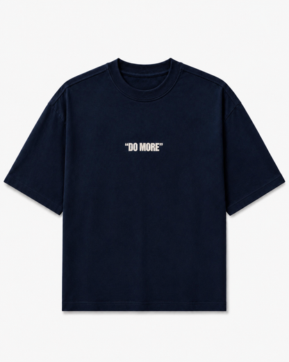 Rugged Dreams  Navy Oversized Graphic T-Shirt