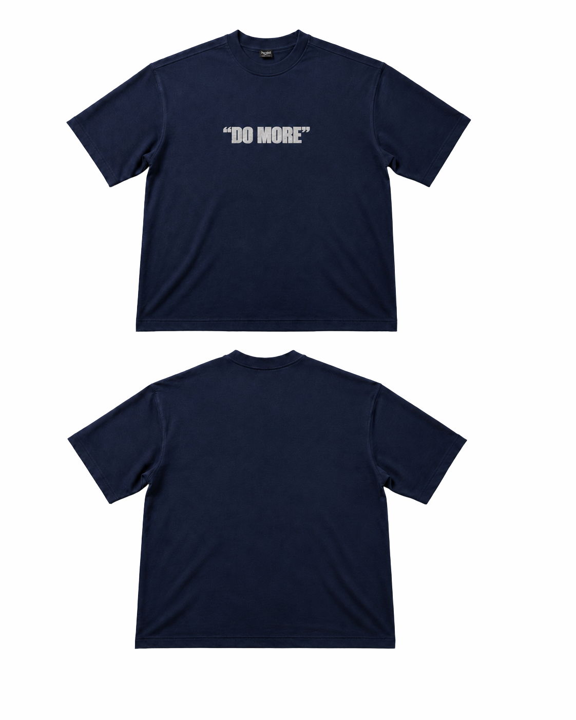 Do More Navy Drop Shoulder Oversized T-Shirt