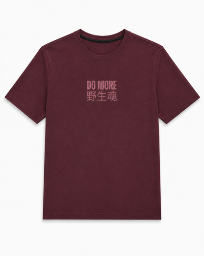 DO MORE – Wild Spirit Regular Fit Stretch T-Shirt | Maroon