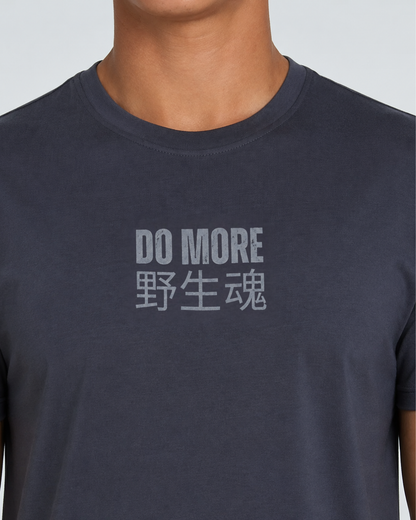 DO MORE – Wild Spirit Regular Fit Stretch T-Shirt | Navy