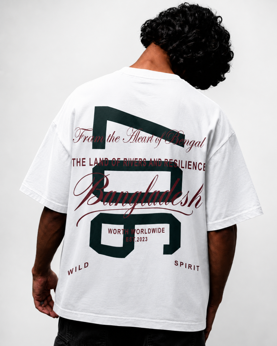 Worth 907 Rivers White Oversized T-Shirt