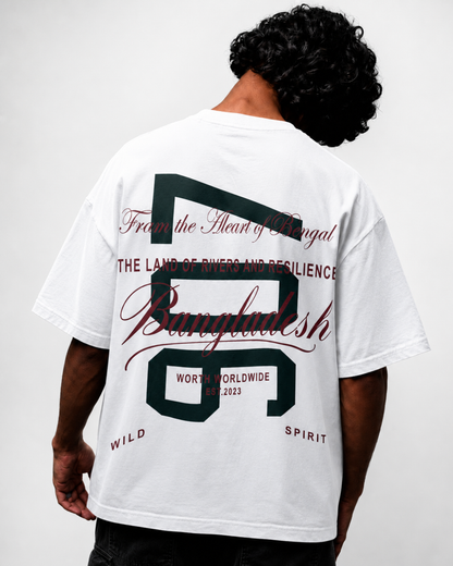 Worth 907 Rivers White Oversized T-Shirt
