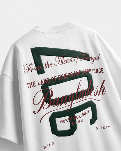 Worth 907 Rivers White Oversized T-Shirt