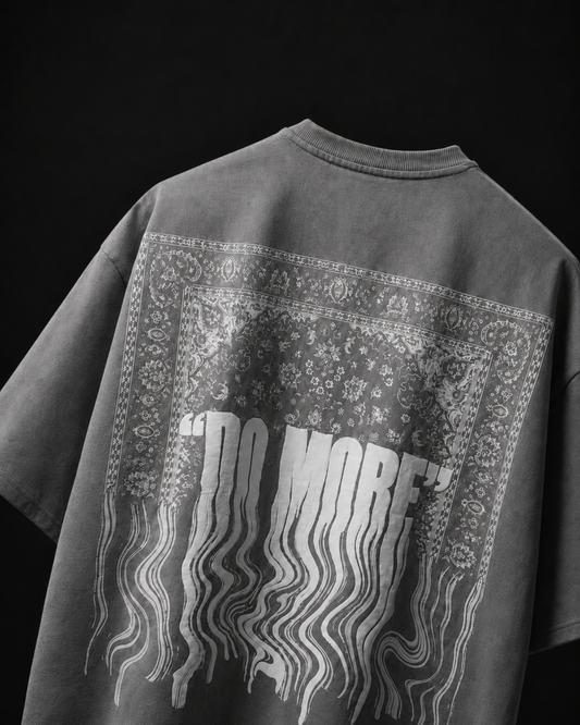 Oversized Rugged Dreams Grey T-shirt