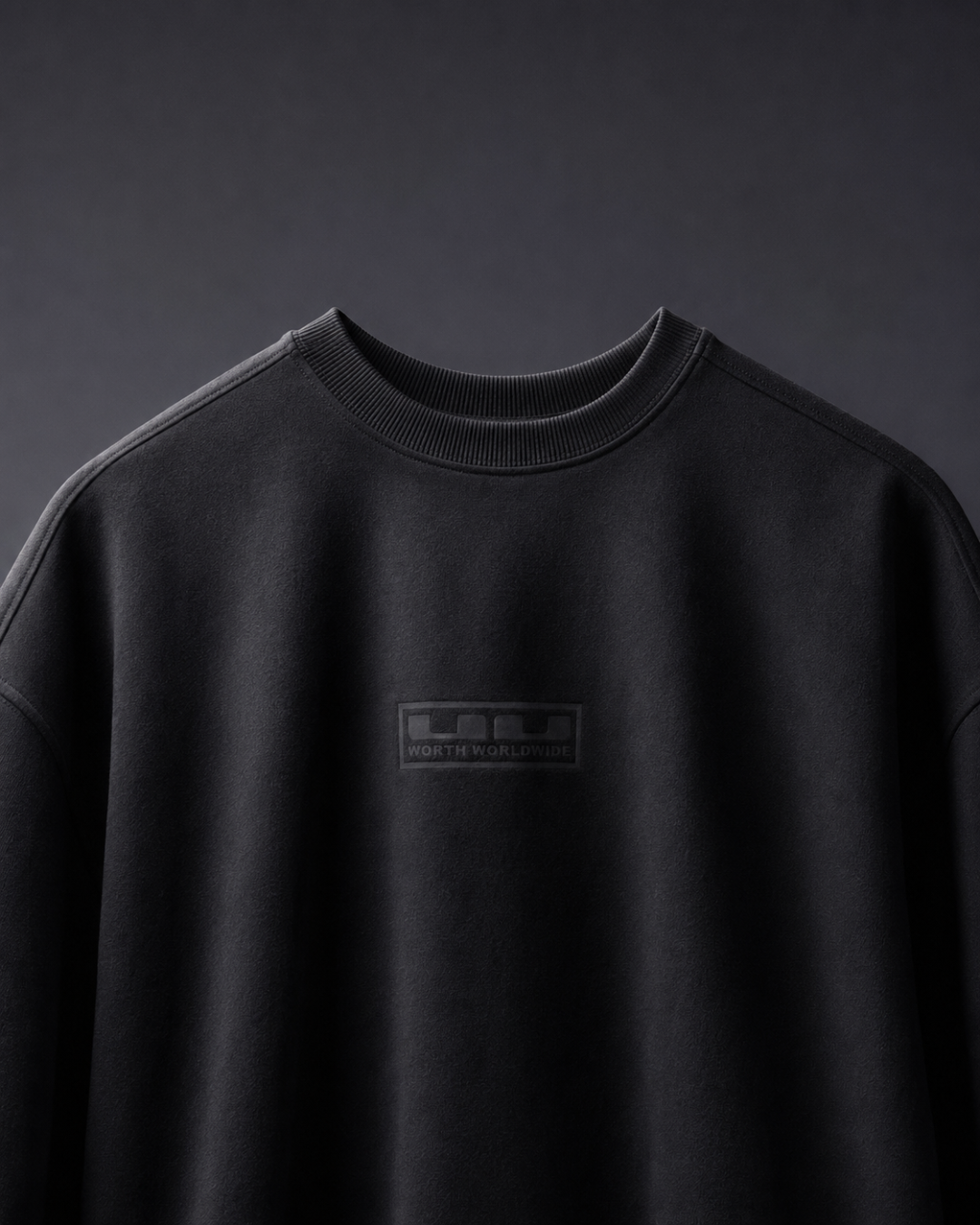 Black Minimal WWW Dropshoulder T-shirt