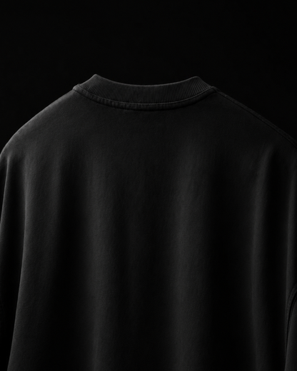 Black Minimal WWW Dropshoulder T-shirt