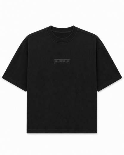 Black Minimal WWW Dropshoulder T-shirt