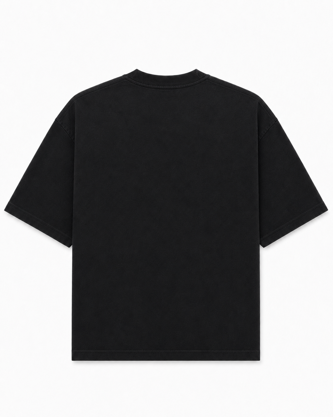 Black Minimal WWW Dropshoulder T-shirt