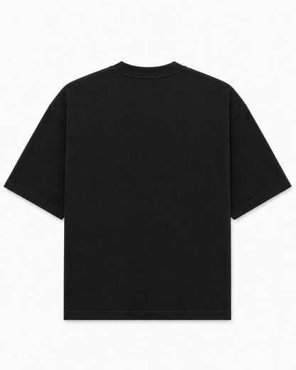 Black Minimal WWW Dropshoulder T-shirt