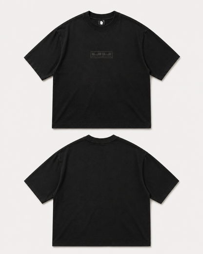 Black Minimal WWW Dropshoulder T-shirt