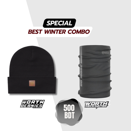 Black Beanie Combo