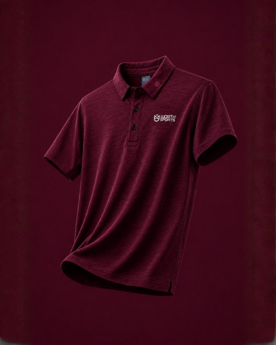 Worth Activewear Polo Maroon