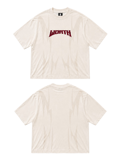 Thunder Claw Off-White Oversized Graphic T-Shirt