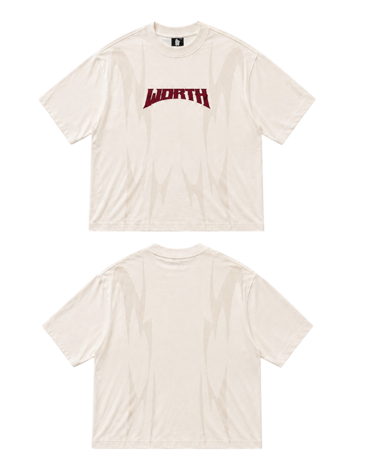 Thunder Claw Off-White Oversized Graphic T-Shirt