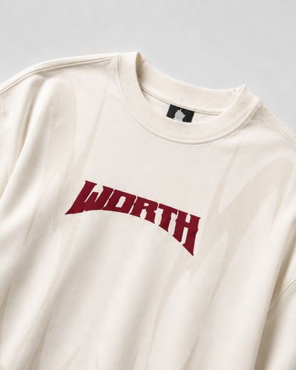 Thunder Claw Off-White Oversized Graphic T-Shirt