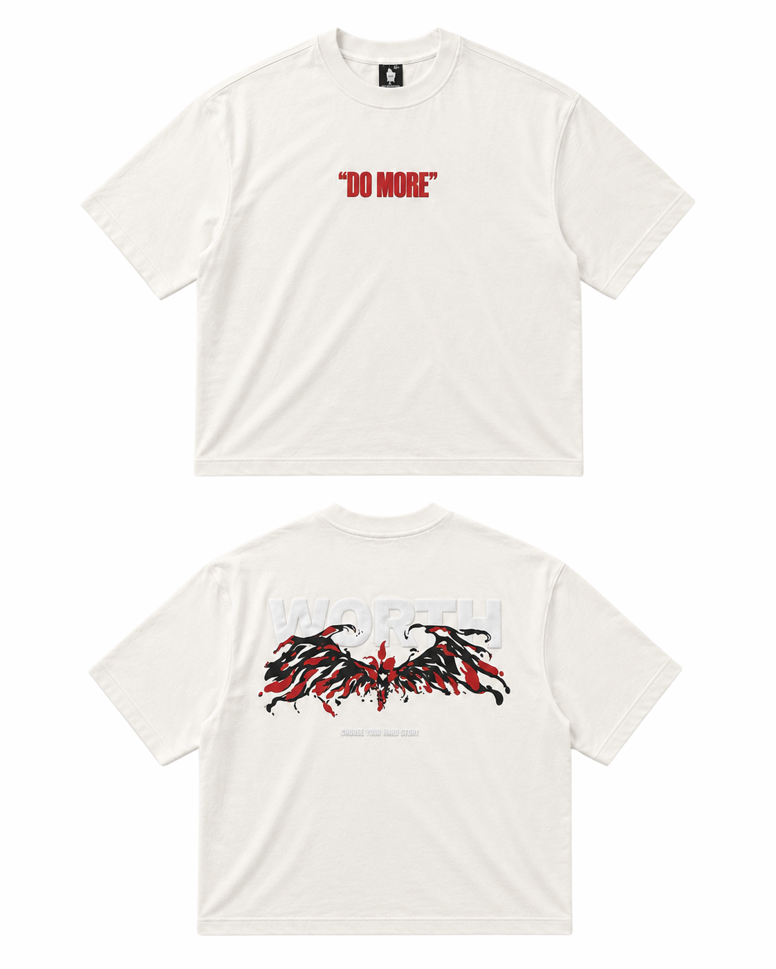 Worth Broken Wings Summer Oversized T-Shirt