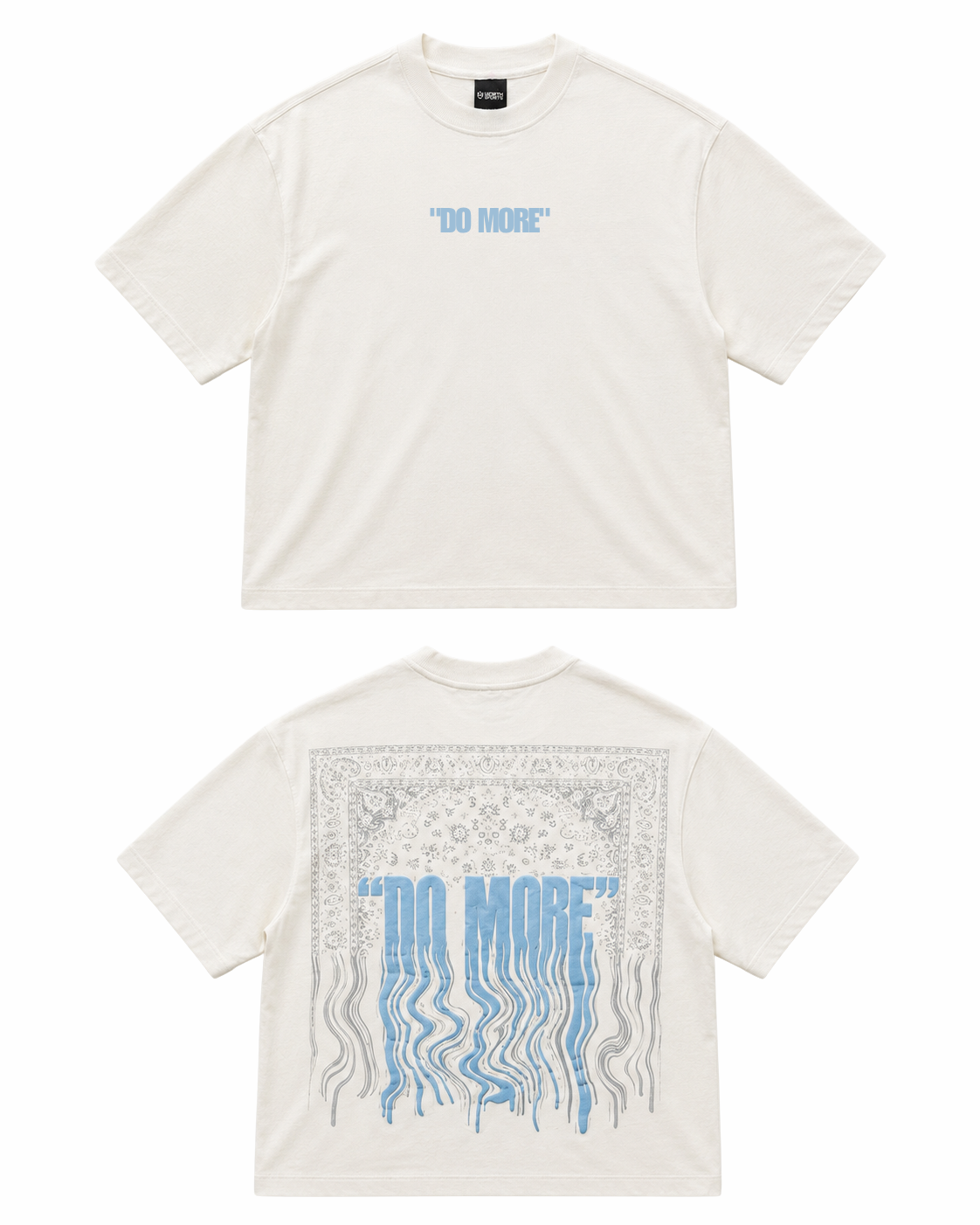Rugged Dreams White Oversized Graphic T-Shirt