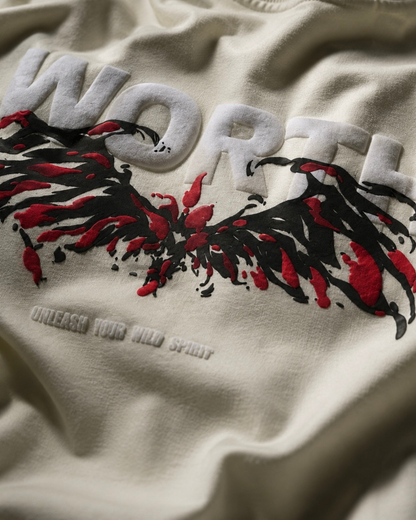 WORTH WORLDWIDE Broken Wings Summer Oversized drop shoulder oversized t-shirt for premium streetwear