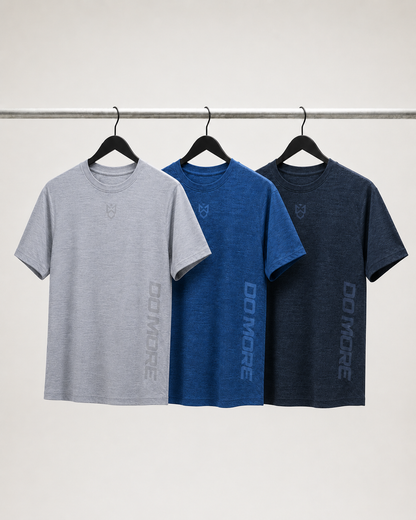 Worth Regular Fit Active Wear Tshirt 3Pcs combo