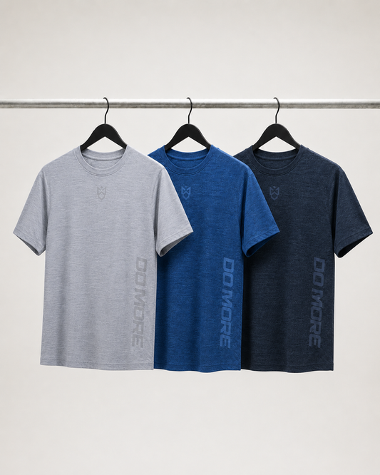 Worth Regular Fit Active Wear Tshirt 3Pcs combo