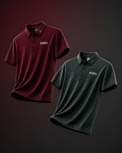 Activewear Polos 2 Pcs Combo