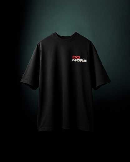 Black Do More Dropshoulder T-shirt