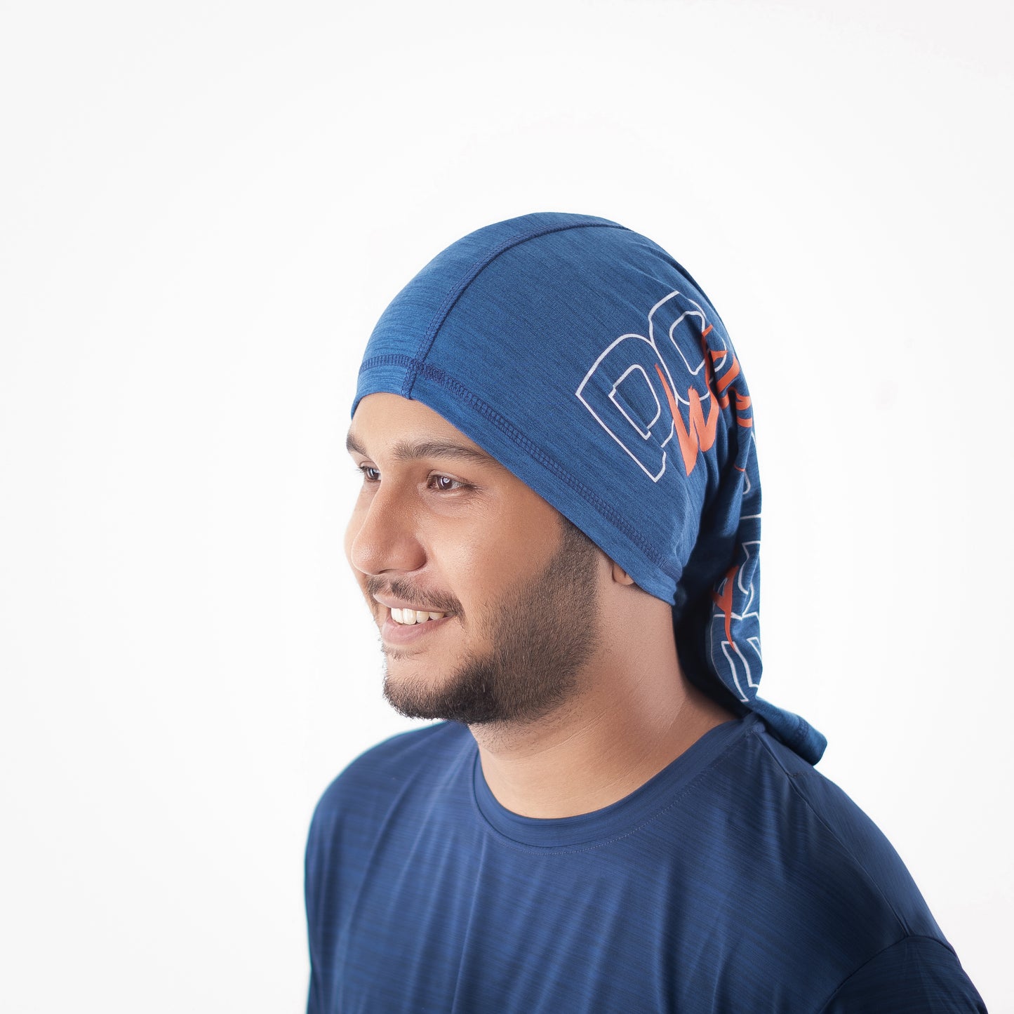 Dusky Denim Blue Neck Gaiter