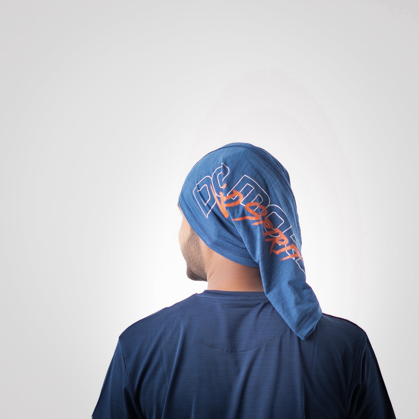 Dusky Denim Blue Neck Gaiter