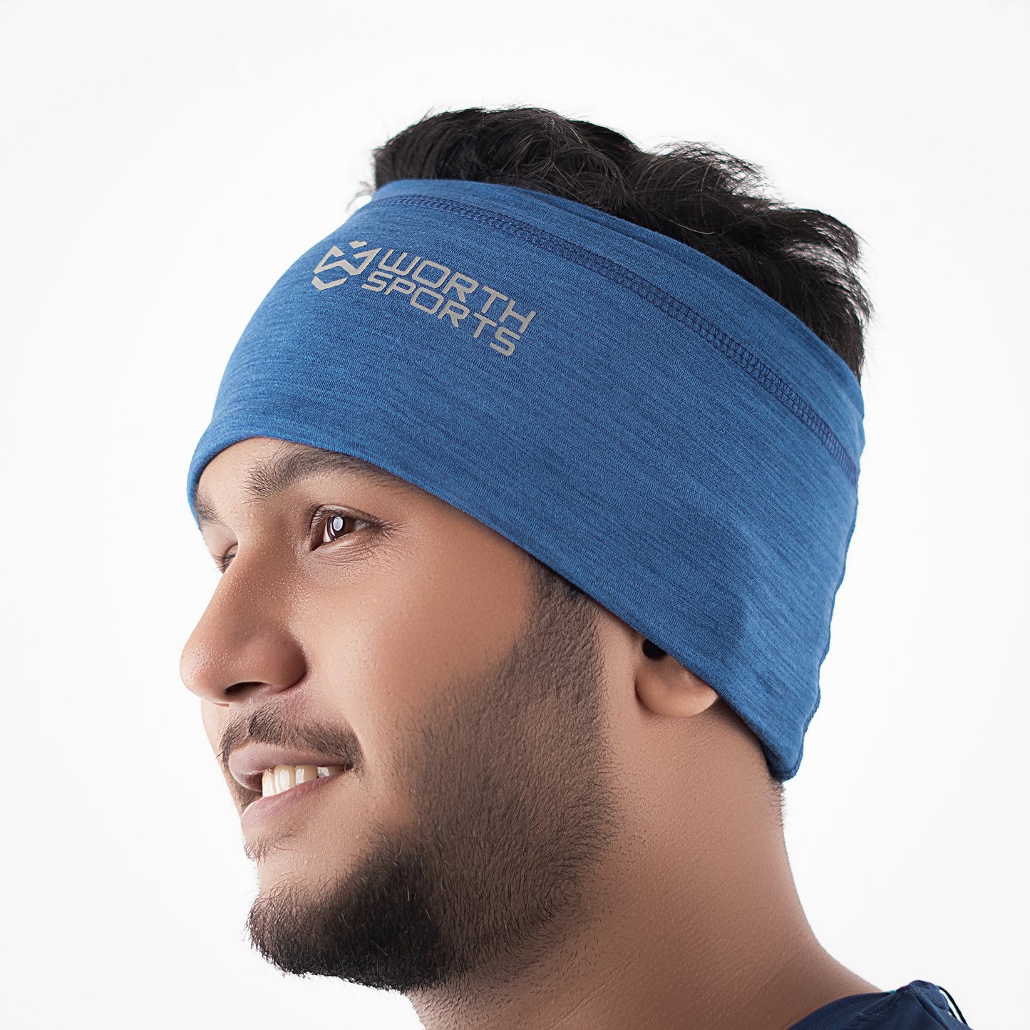 Dusky Denim Blue Neck Gaiter