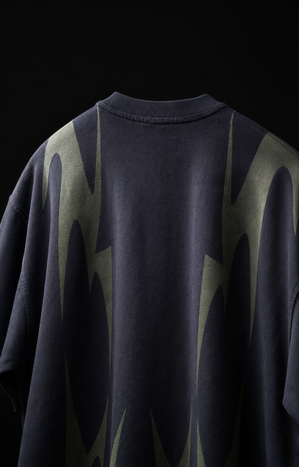 Thunder Claw Royal Blue  Oversized Graphic T-Shirt
