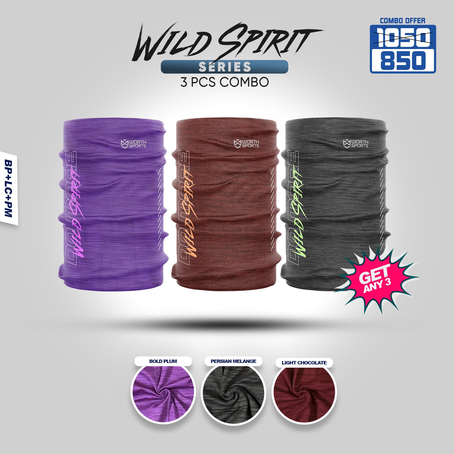 WILD SPIRIT SERIES 3 PCS COMBO