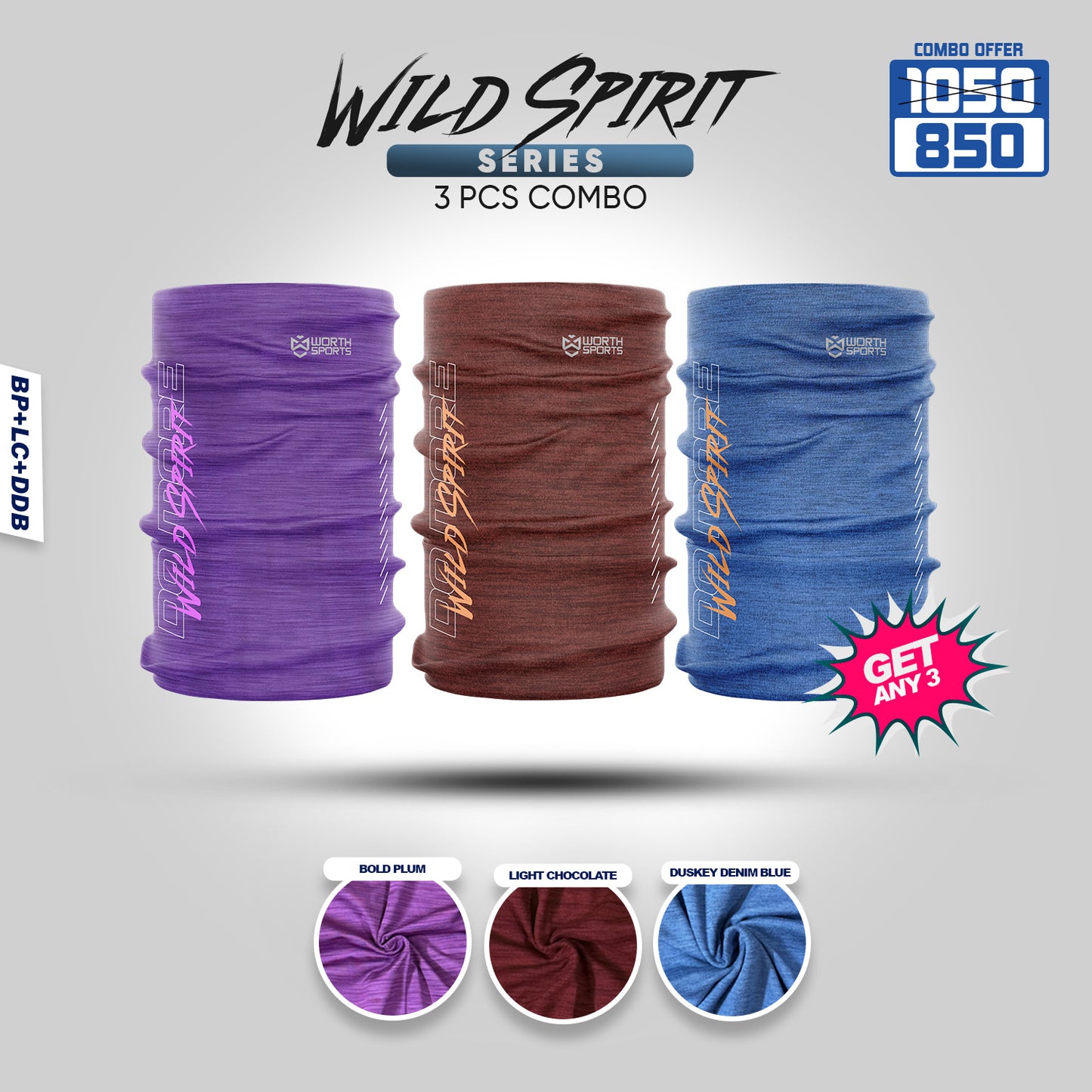 WILD SPIRIT SERIES 3 PCS COMBO