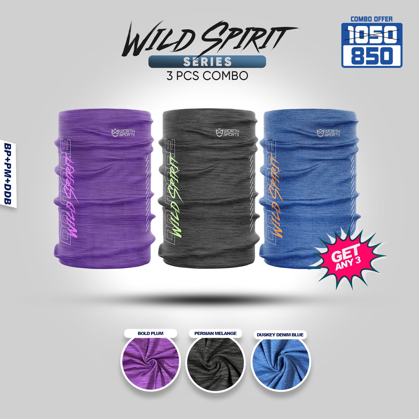 WILD SPIRIT SERIES 3 PCS COMBO