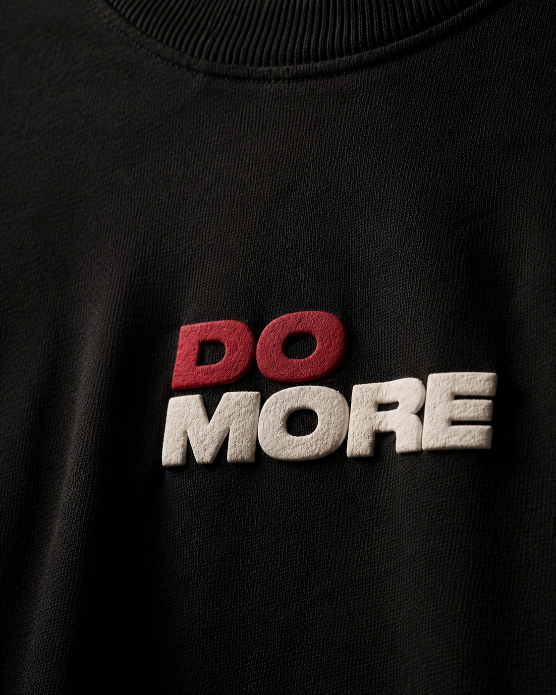 Black Do More Dropshoulder T-shirt