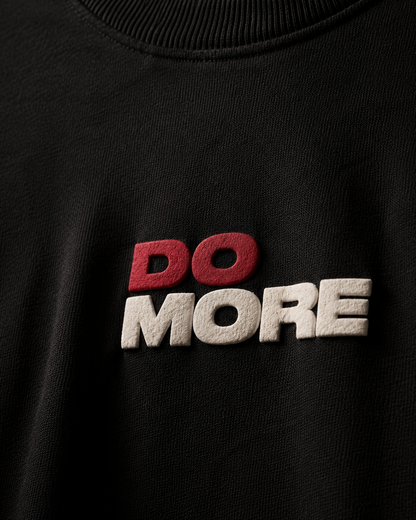 Black Do More Dropshoulder T-shirt