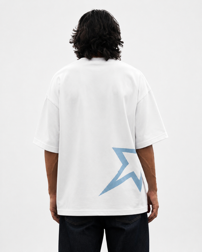 Born Star White Dropshoulder T-shirt