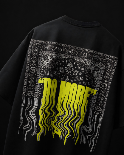 WORTH WORLDWIDE Rugged Dreams Black drop shoulder oversized t-shirt for premium streetwear