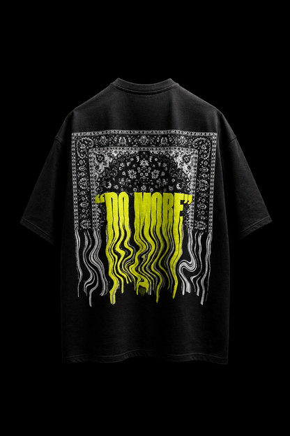 WORTH WORLDWIDE Rugged Dreams Black drop shoulder oversized t-shirt for premium streetwear