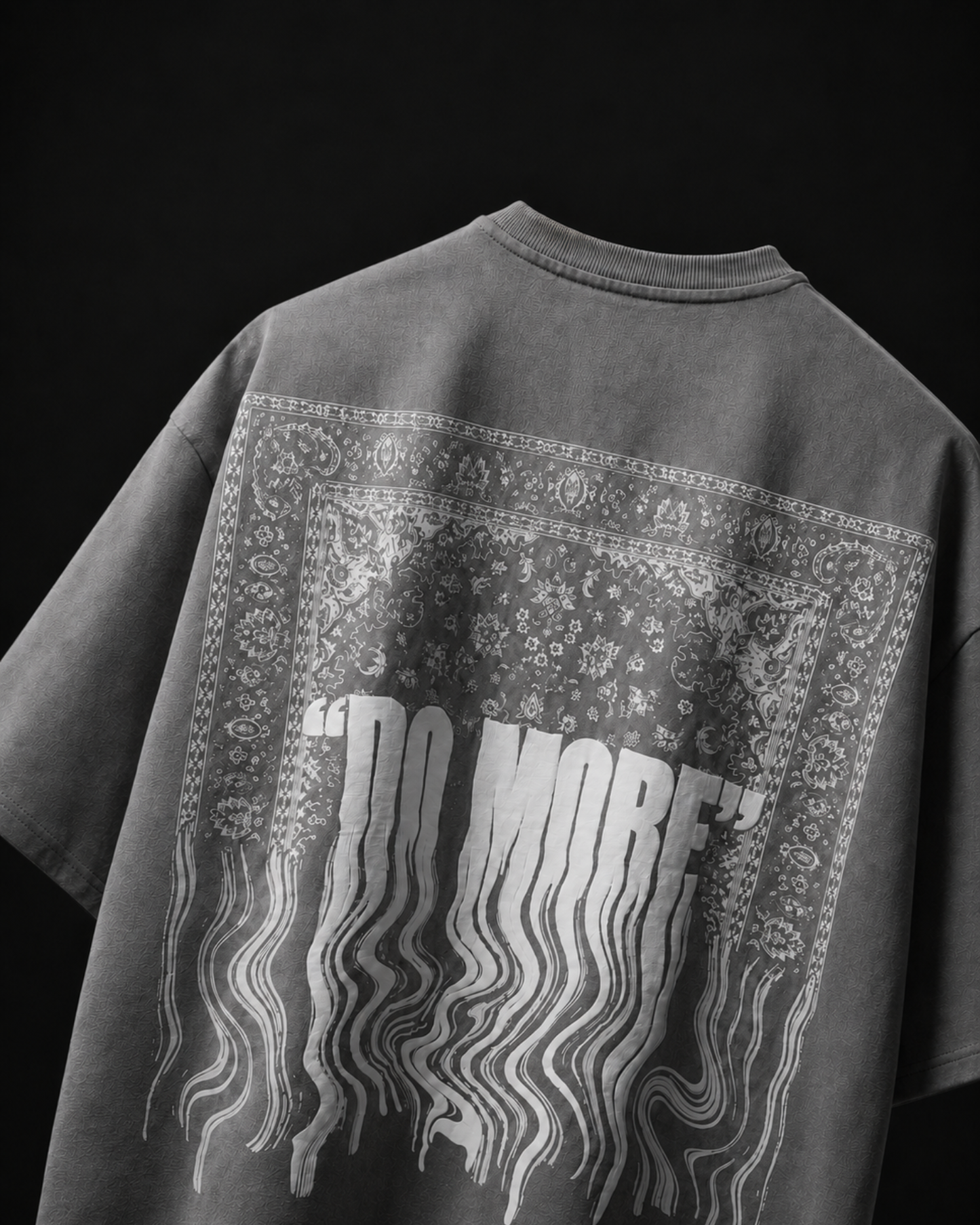 WORTH WORLDWIDE Rugged Dreams Grey drop shoulder oversized t-shirt for premium streetwear