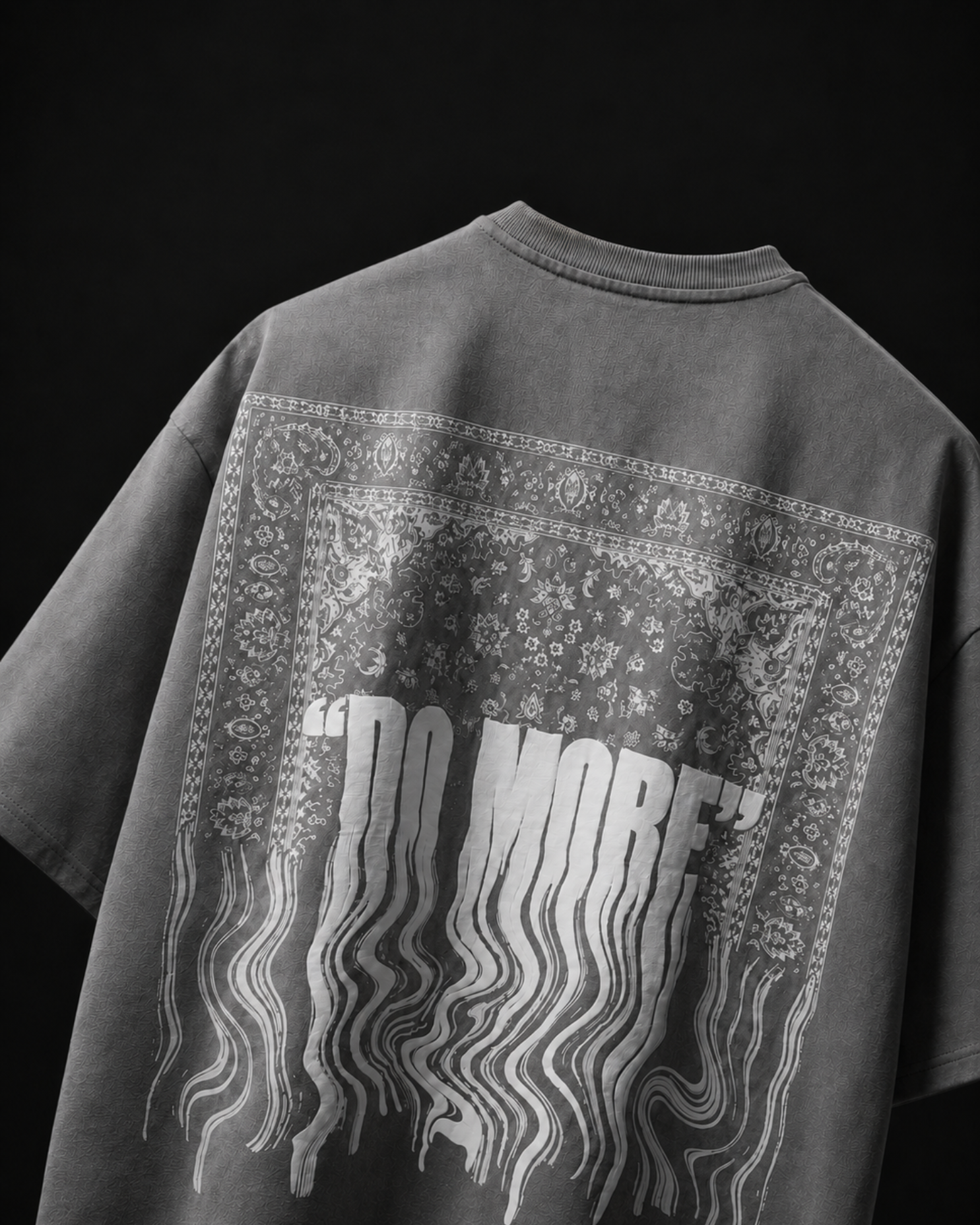 WORTH WORLDWIDE Rugged Dreams Grey drop shoulder oversized t-shirt for premium streetwear