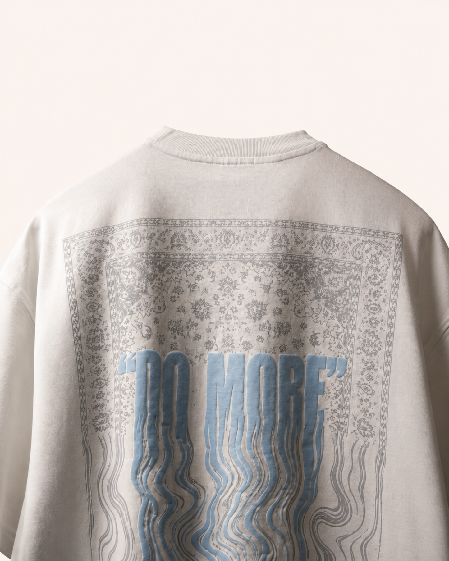 WORTH WORLDWIDE Rugged Dreams White drop shoulder oversized t-shirt for premium streetwear