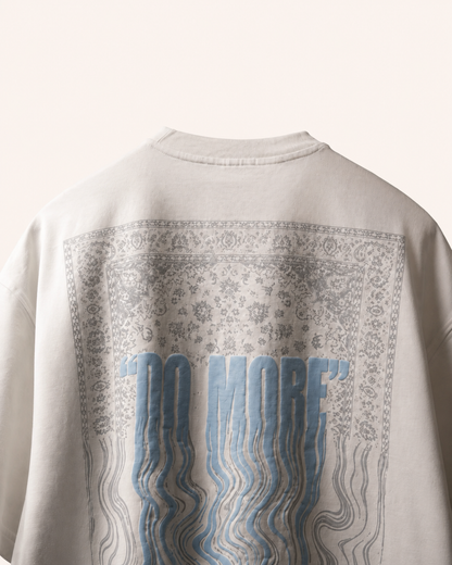 WORTH WORLDWIDE Rugged Dreams White drop shoulder oversized t-shirt for premium streetwear