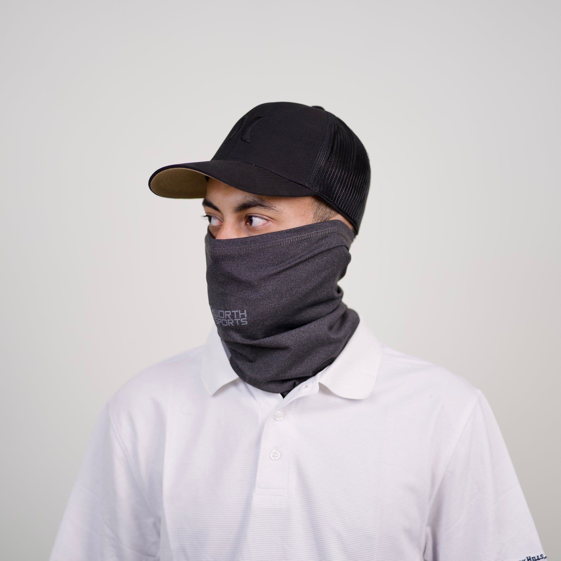WORTH Grey Neck Gaiter – Worth Sports - Main Image
