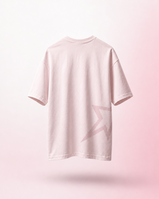 Born Star Baby Pink Dropshoulder T-shirt